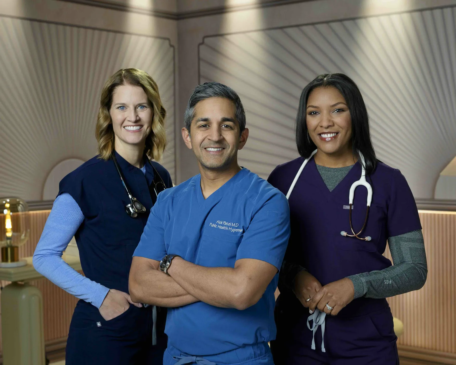 Dr. Natasha Burgert, Dr. Alok Patel and Dr. Brittany Odom